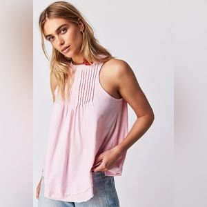 Free People We The Free Go To Town Tank in the color Pink Lemon. NWT.